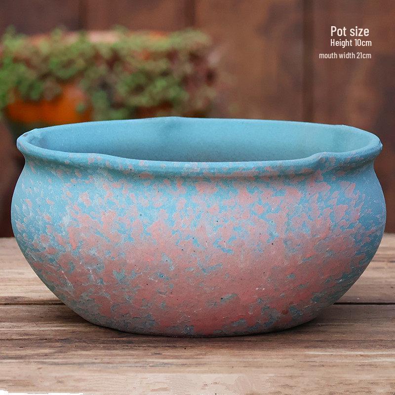 Специальное предложение: Высокий ретро-керамический цветочный горшок для суккулентов или зеленого редиса