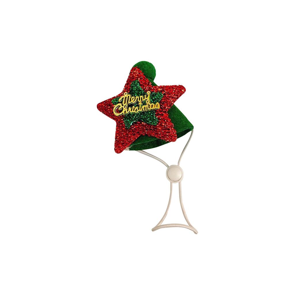 Christmas Pet Collar Dog Collar Christmas Tree Old Man Elk Hair Ball Dog Necklace Cat Collar Decoration