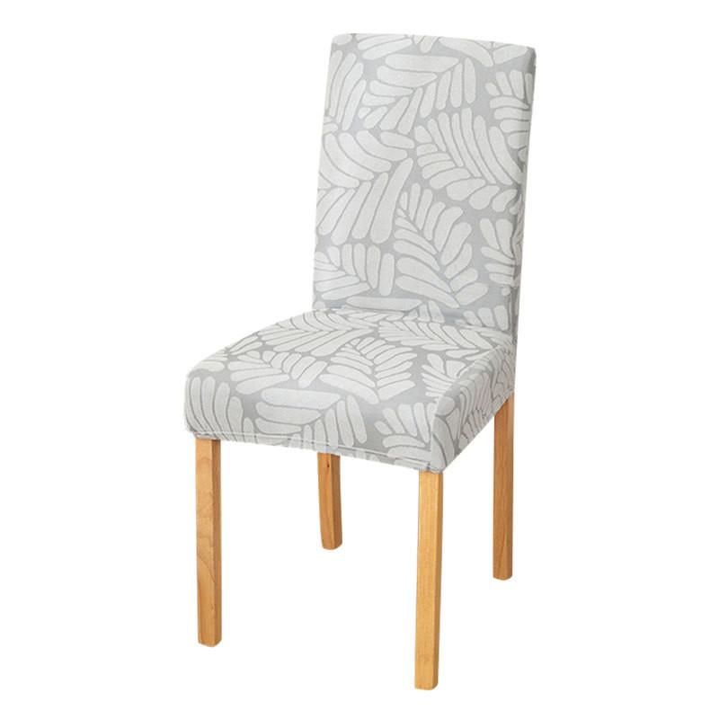 Чехол для стула Lanya Leaf Jacquard Four Seasons All Inclusive Home Integrated Backrest Dining Chair Cover Elastic Chair Cover