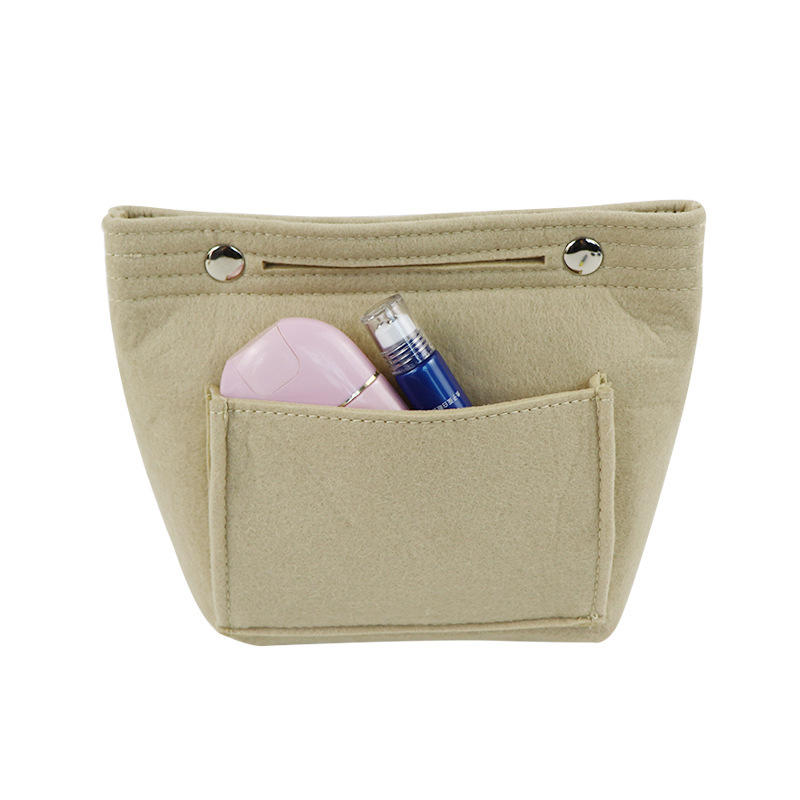 Маленький креативный фетровый органайзер для кошелька, вставка, косметичка, многофункциональный дорожный органайзер для сумки-тоут, карман для женщин