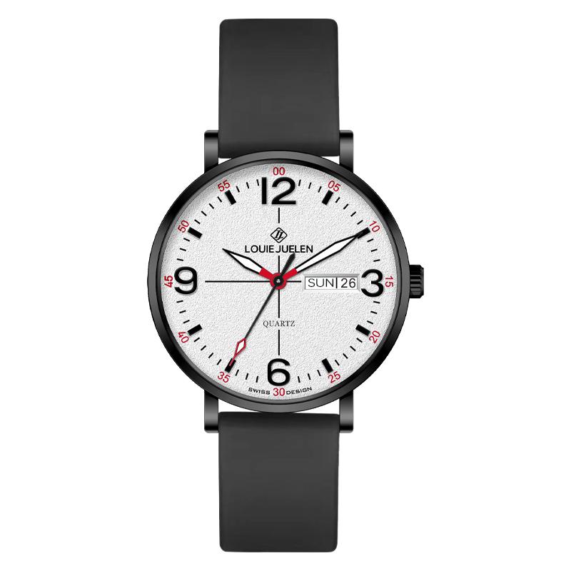 UTHAI Новые мужские часы Модные Трендовые Высокие по внешнему виду Водонепроницаемые Ночная подсветка Календарь Молодежные Кварцевые часы Часы Подарок