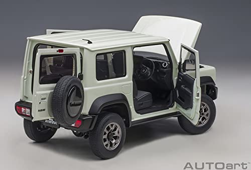 AUTOart 1/18 Scale Suzuki Jimny Sierra (JB74) White Pearl Finished Model 78511