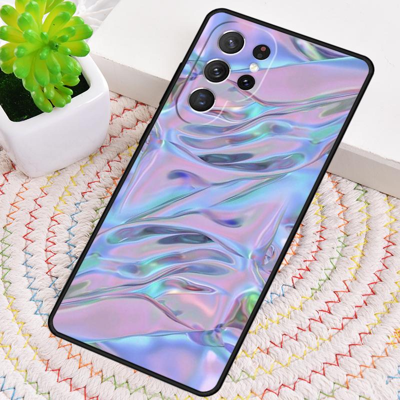 Голографический Dope Trippy Принт Силиконовый Чехол для Телефона Для Samsung Galaxy note 10 pro S26 S25 S24 S23 S22 S21 Plus Ultra Capa Чехол