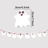 Halloween Theme Creative Design Bat Pumpkin Ghost Background Banner Family Party Happy Halloween Atmosphere Decoration Supplies