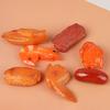 Simulation Three-Dimensional Chicken Wings, Prawns, Roast Duck, Roast Sausage, Ribs, Children'S Play House Mini Food Game Model Ornament