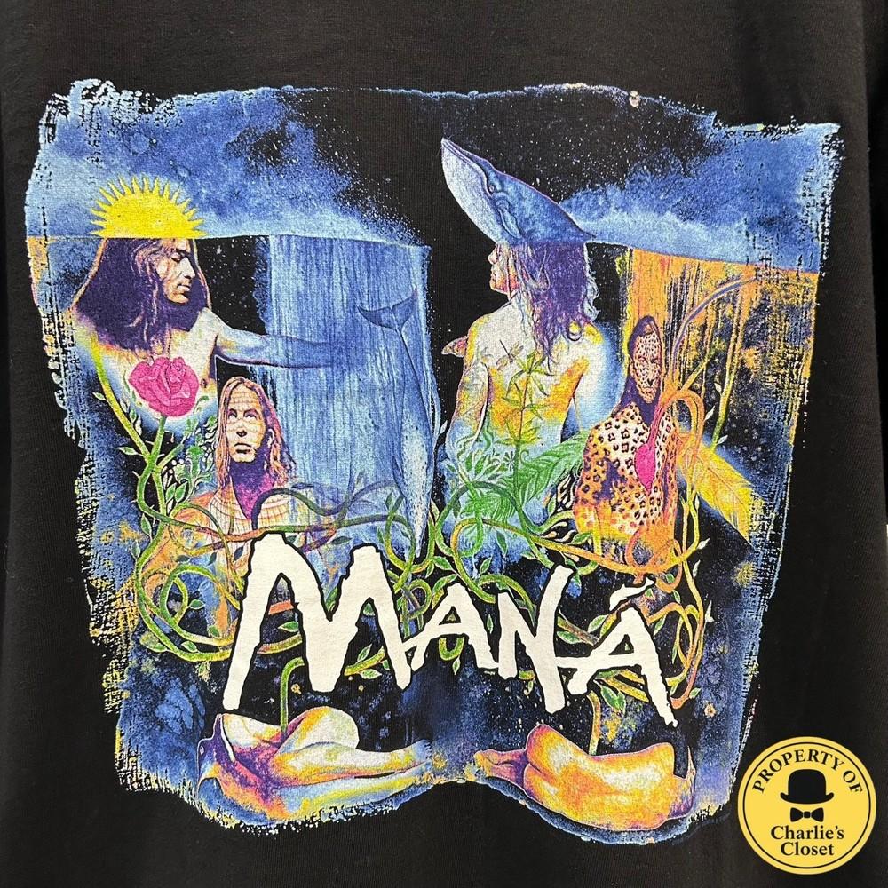 Reprint Maná 90s Tour Graphic TShirt Short Sleeve tee Sizes S2345XL NH26014 Unisex T-Shirt
