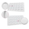 Silicone Mold Scrapbooking Resin Casting Silicone Mat for Wax Seal Stamp Wax Sealing Mat 24-Cavity