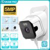 OKAM PRO APP HD 5МП 5X ЗУМ Беспроводная Камера для Окна 5G WiFi Внутренняя Двусторонняя Связь Отслеживание Движения Цветное Ночное Видение IP CCTV