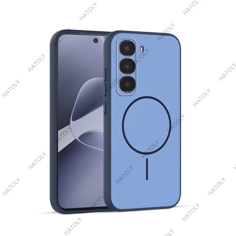 Чехол для Infinix Hot 60 Pro Чехол для Infinix Hot 60 Pro ТПУ Чехол Ударопрочный Защитный чехол Двухцветный Чехол для Infinix Hot 60 Pro