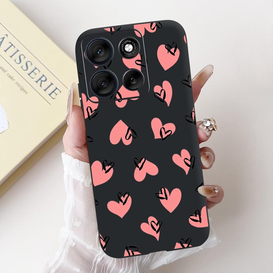 Чехол для Motorola Moto G56 Чехол MotoG86 Роскошный Модный Конфетный Расписной Силиконовый Чехол для Motorola Moto G86 G 56 MotoG56 Мягкие Чехлы