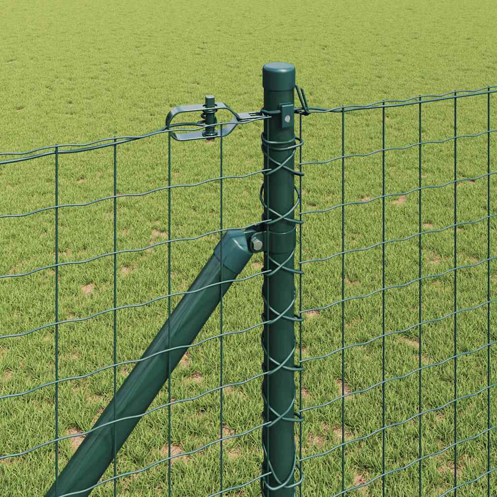 Fence Posts with Drive in Sleeve 13 Pcs Green