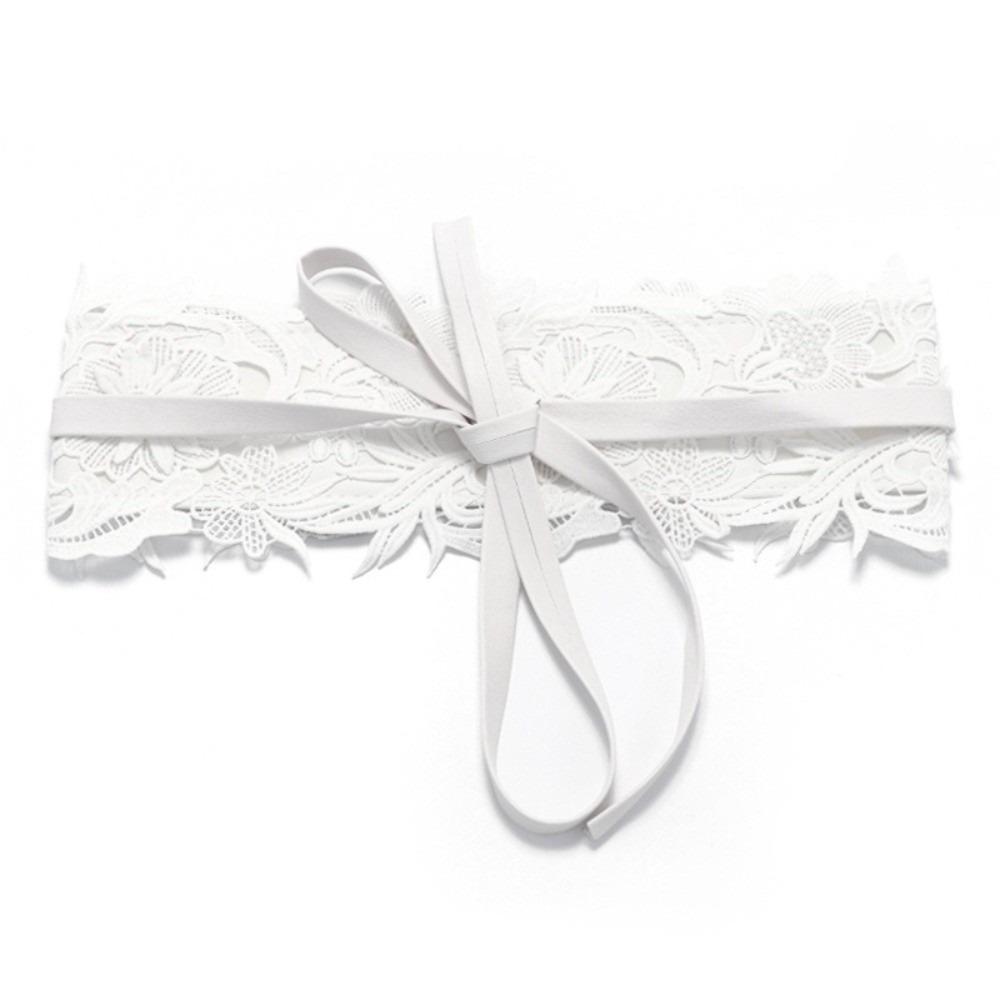 Wide Lace Belt Vintage Waist Band Boho Style Obi Belt for Dresses