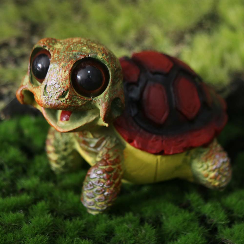 Cartoon Sea Turtle Figurine Collectible Marine Life Ornaments Desktop Decorative