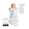 By the Director of a Dermatology Natural Cotton Angel Swaddle Comfortable Swaddle for Newborns Zipper for Easy Diaper For All Seasons L Size [PICO