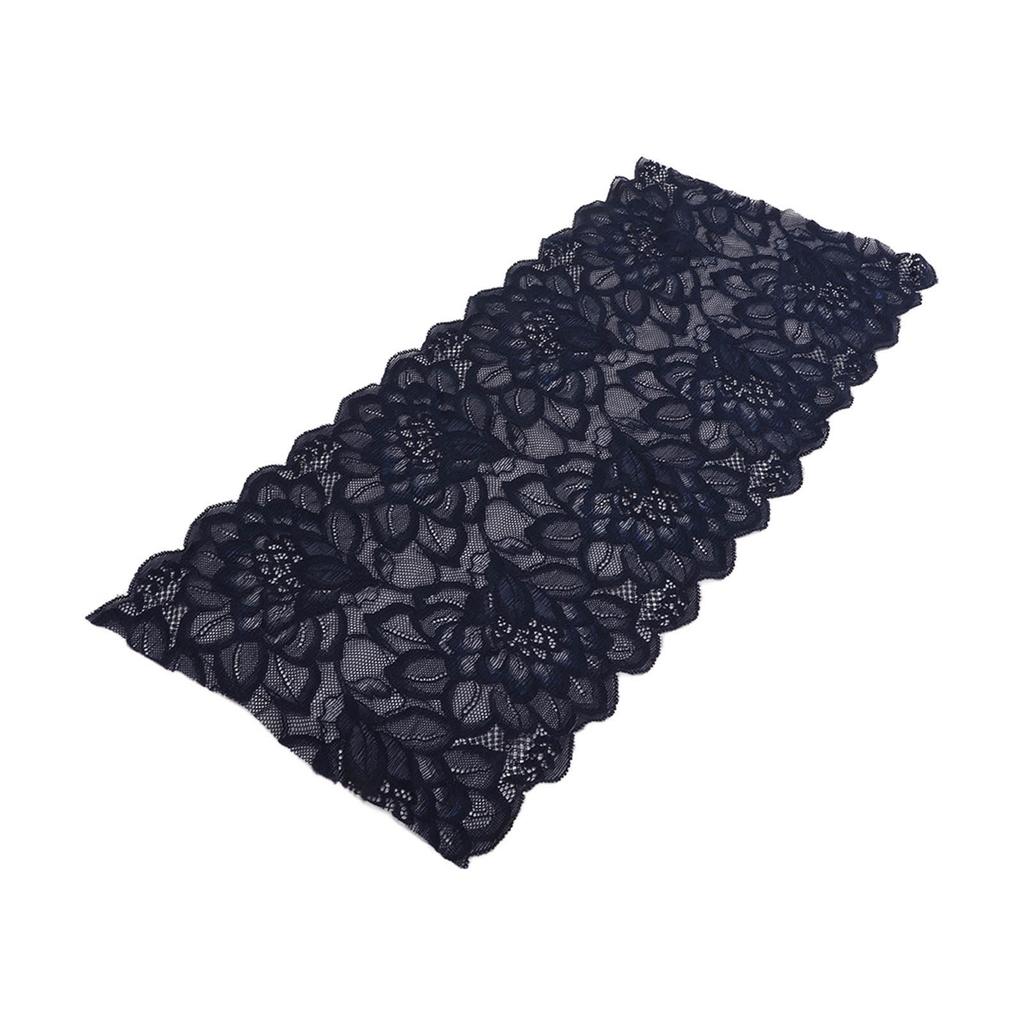 Lace Ribbon 23cm Wide Nylon High Elasticity Soft Widely Used Clothing Accessories for Shoes Hats