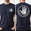 Винтажная футболка Body Glove 90-х, темно-синяя, с логотипом-рукой, для серфинга и скейтбординга, размер Medium, 19" от подмышки до подмышки