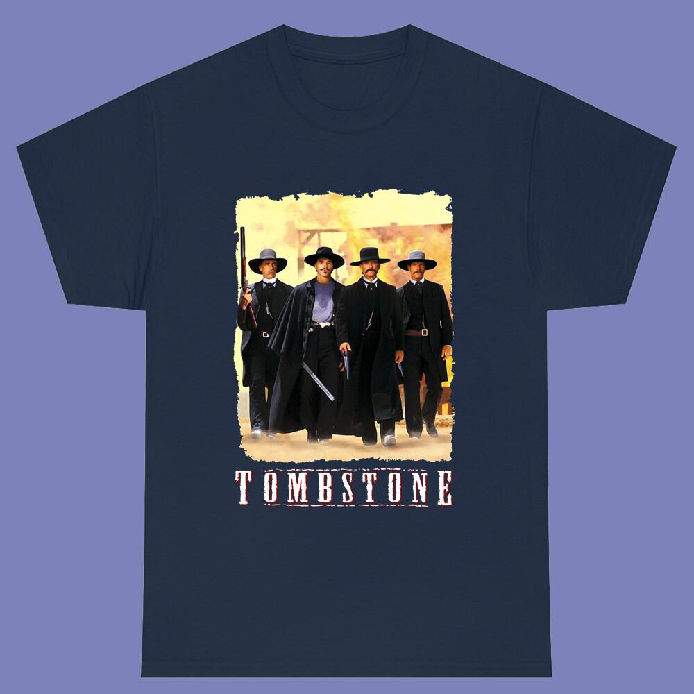 Tombstone Movie Huckleberry Men's Navy Size S-3XL Unisex T-Shirt