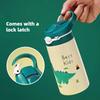 400ML 316 Stainless Steel Kids Vacuum Insulated Water Bottle Insulated Tumbler Cup Cartoon Thermal Mug Baby Duck Billed Straw