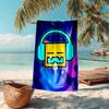 Beach Towel with Geometry Dash1 Pattern - Soft,absorbent,machine Washable Lightweight&Modern,swimming,Travel Essentials