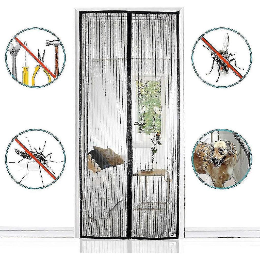 Magnetic Fly Screen Door Curtain