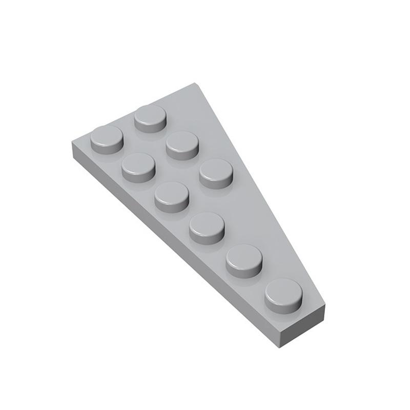 50pcs 54384 Wedge Plate 6 x 3 Left Bricks Collections Bulk Modular GBC Toy For Technical MOC Set Buildings Blocks Compatible