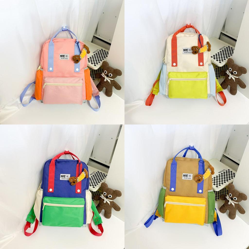 Toddler School Bag With Cartoon Print And Comfortable Archshaped Shoulder Straps For Education
