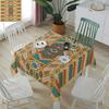 Ретро племенная графика водонепроницаемая скатерть свадебный декор стола дорожка для стола кухонный обеденный стол крышка
