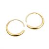 925 Sterling Silver Large Hoop Earrings for Women French Thin Gold Silver Earrings Jewelry Wholesale New