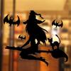 Хэллоуин 3D Ночник Наклейки на стену Летучая мышь Ведьма Летучая мышь Метла Летающие наклейки Дом Тыква Ужас Наклейки Украшение на Хэллоуин