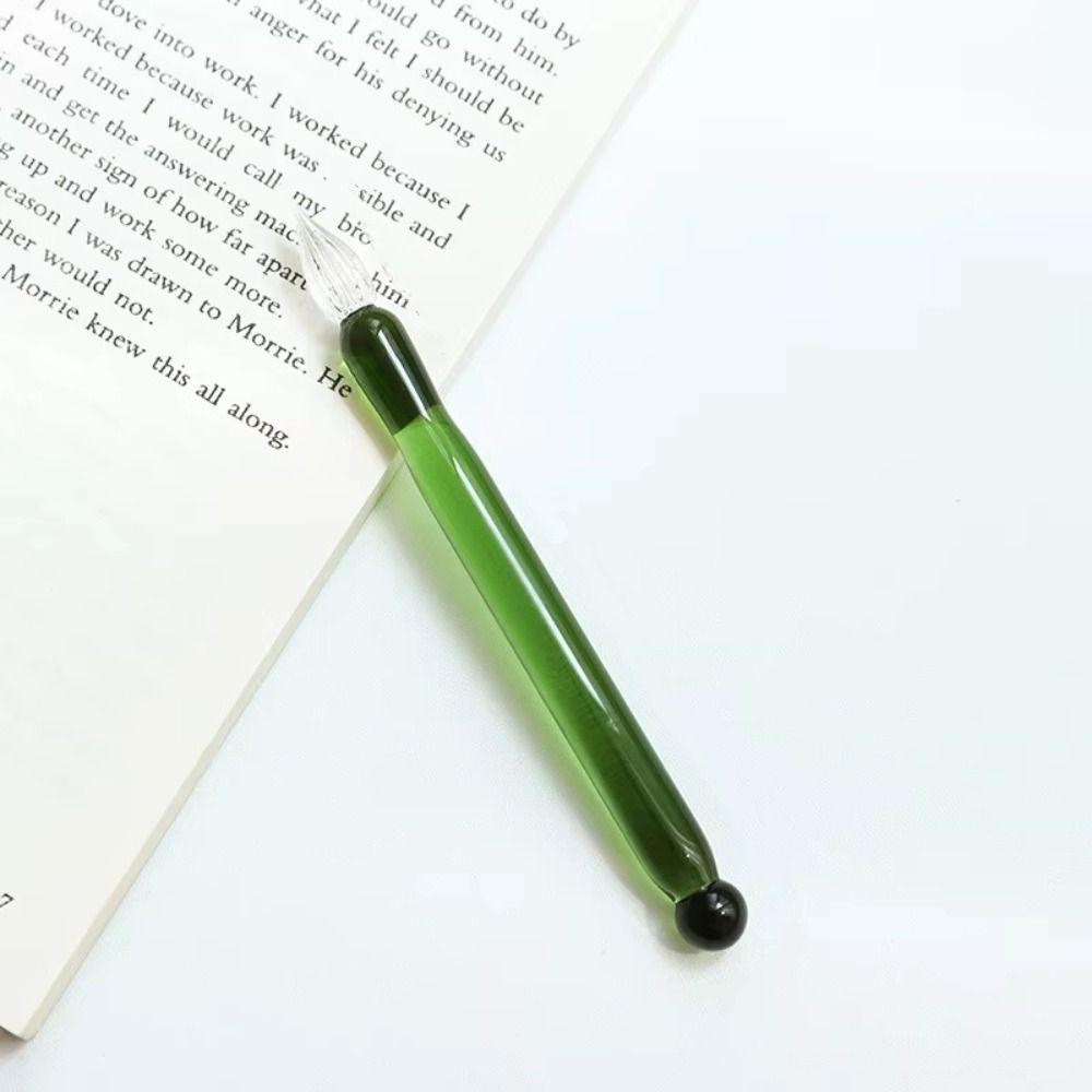 Calligraphy Dipping Pen Transparent Glass Fountain Pen Back To School Glass Dip Pen Art Painting