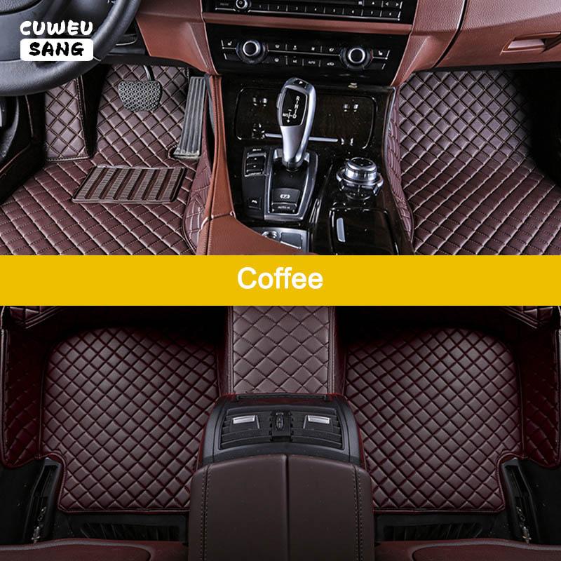 CUWEUSANG Custom Car Floor Mats For Lexus IS IS200 IS200C IS250 IS300 IS300h IS350 IS500 Auto Carpets Foot Coche Accessoriessor