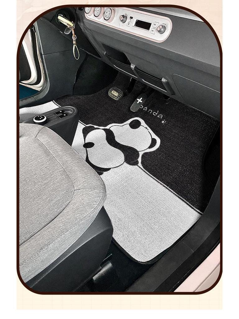 Коврики на пол с петлей из шелка для Wuling Hongguang MINI Macaron и Panda Bingo