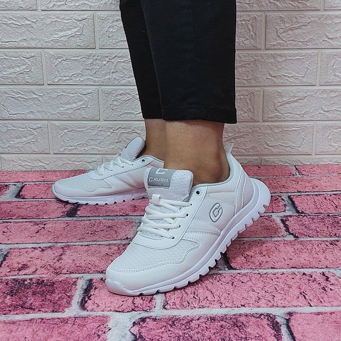 Crush 602-652 Белые легкие ортопедические кроссовки Fuspet