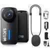 SJCAM C110 Карманная Нательная Камера 4K Непрерывная Съемка Экшн-Камера для Влогинга Изображение 8-кратный Зум 30м Водонепроницаемая Носимая Камера Объектив Для и Повседневной Жизни