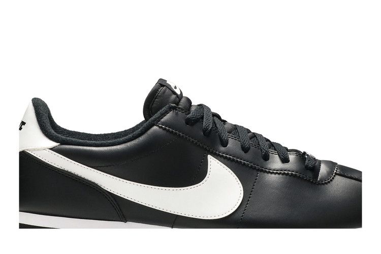 Мужские кроссовки Nike Cortez Basic Черный Белый Черный/Белый-Металлический Серебристый