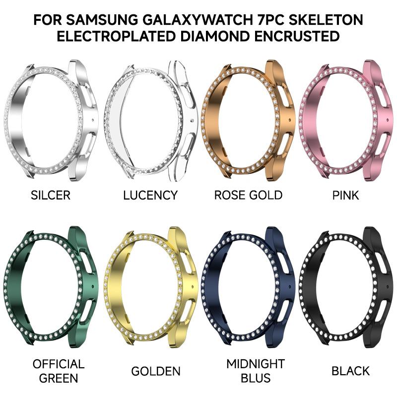 Чехол для корпуса Samsung Galaxy Watch 7 40 мм 44 мм SmartWatch Защитная крышка Полый бампер для galaxy Watch 7 40 мм 44 мм Аксессуары