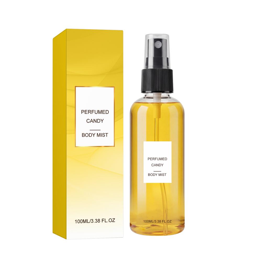 Caramel Fragrance Body Spray Sweet Fresh Long-Lasting Portable Date Perfume Travel Size