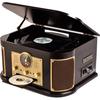 Yamazen Curiom Multi-Record Player with Remote Control (CDRecordCassette TapeAMFM RadioUSBSD) MRP-M100CR(DB)