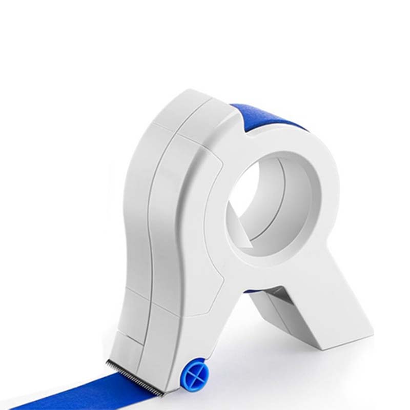 Masking Tape Dispenser, Easy To Grip Rounded Handles, Sharp Serrated Cutting, Labor Saving Pulley, Saves Time and Frustration On Your Painting Project