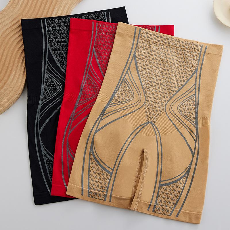 High Waist Flat Belly Panties Women Waist Trainer Boxer Hip Lift Seamless Shorts Slimming Body Shaper Abdomen Underwear