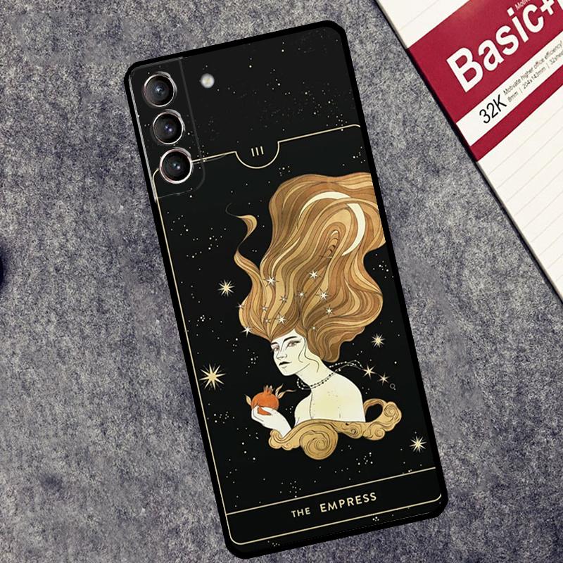 Чехол-кошелек со знаком зодиака и картами Таро для Samsung Galaxy S24 S23 S22 S21 Plus Ultra Note 20 S9 S10 Note 10 S20 S21 FE