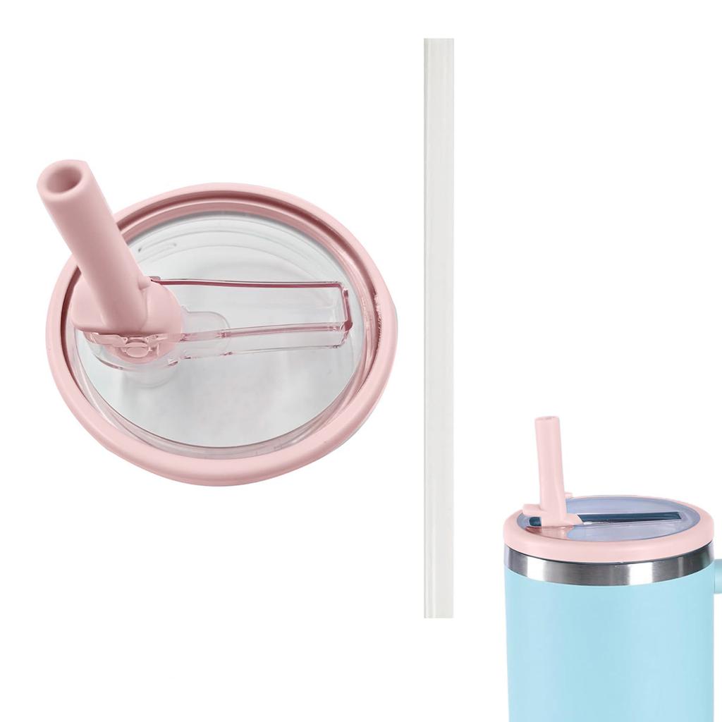 1 шт. 40 унций стакан откидная крышка соломинка сменная подходит для Quencher, крышки стакана с защитой от проливания, многоразовый чехол для стакана