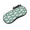Cute White German Badger Dog Dachshund Glasses Case Unisex Gift for Animal Dogs Lover Glasses Storage Box Eyewear Container