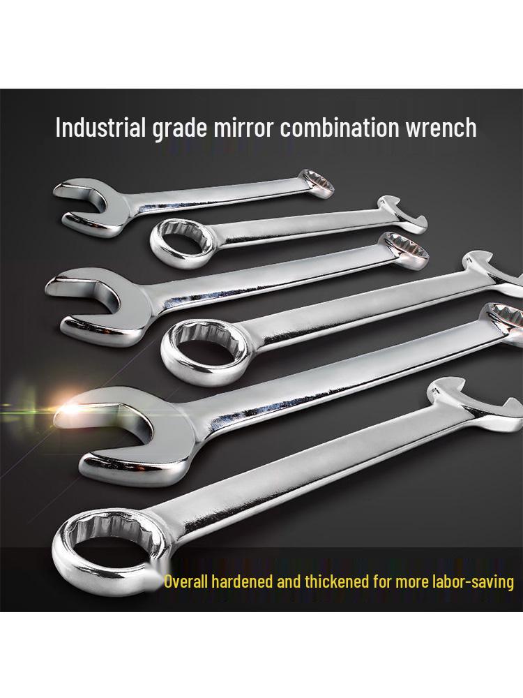 Metric Dual-Use Wrench: Box-End & Open-End Wrench for Auto Repair