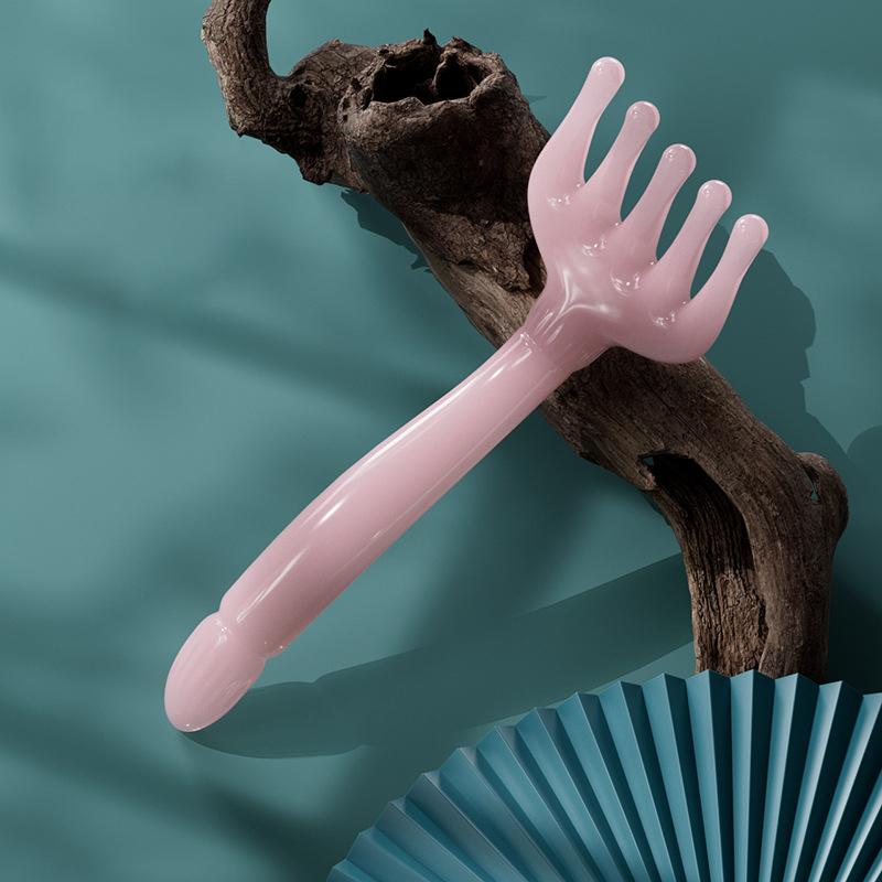 Массажер для головы с пальцами, расческа для массажа кожи головы для расслабления, стимуляции роста волос и снятия стресса