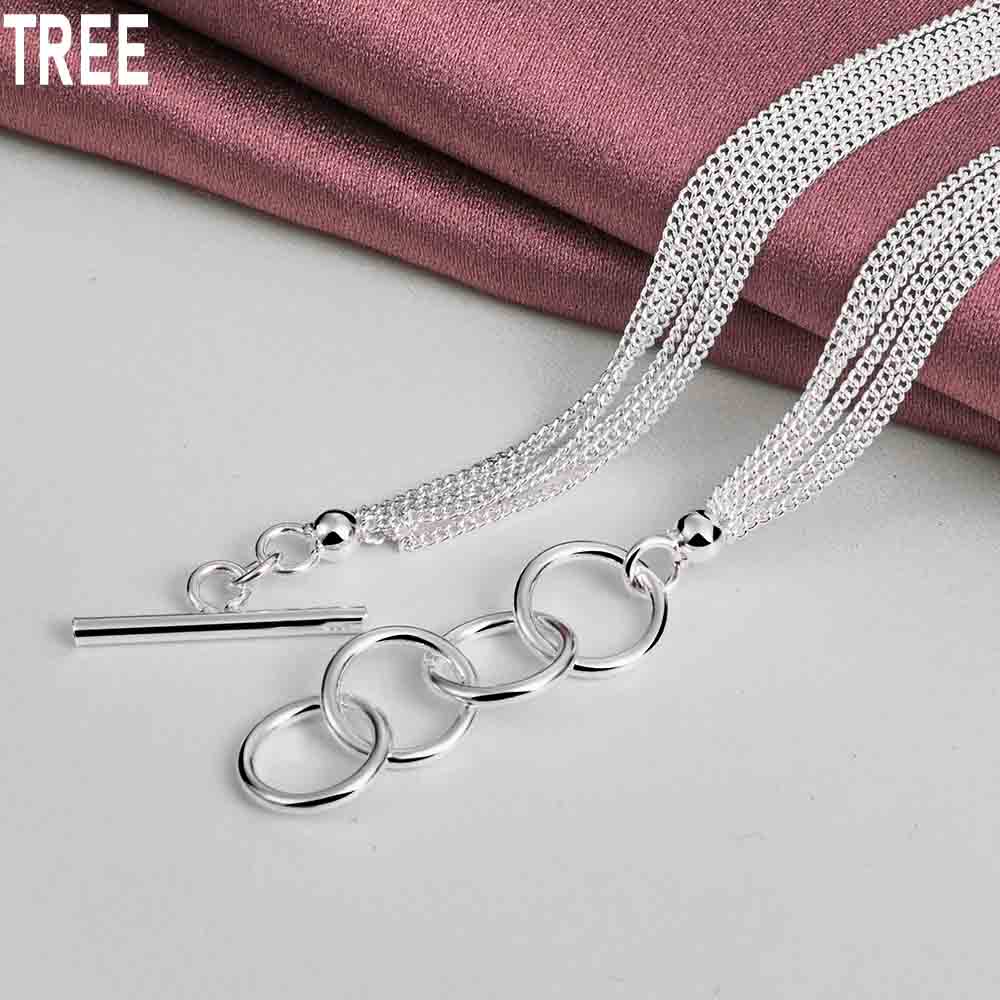 Ожерелье из стерлингового серебра 925 пробы с маленькими бусинами и виноградом, модные свадебные украшения