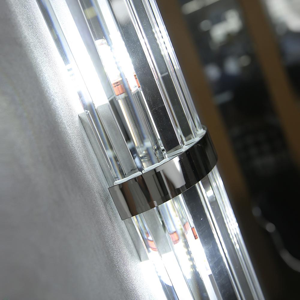 Современный хрустальный настенный светильник Роскошный светодиодный настенный светильник Внутренний золотой настенный бра Гостиная Спальня Прикроватная лампа Домашний декор Люминарии