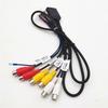 Car Stereo Radio 20 Pin Plug RCA Output AUX Wire Harness Wiring Connector Adaptor Subwoofer Cable with 4G SIM Card Slot
