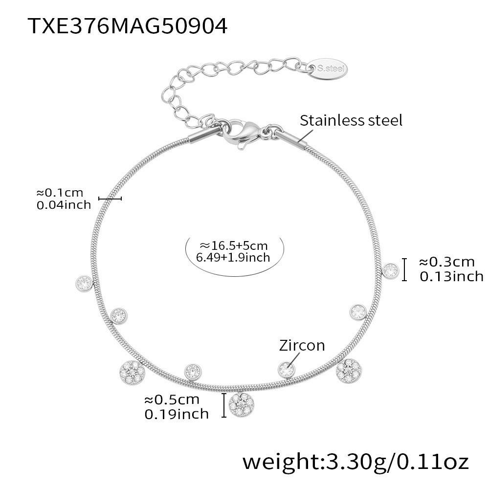Elegant Y Chain Necklace Bracelet Choker Necklace Fashion Zircon Necklace Women Jewelry
