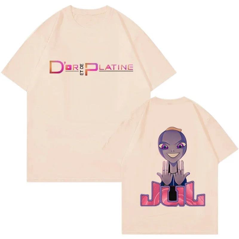 Rapper Jul Graphic Vintage Tshirt Unisex Women Fashion Hiphop T Shirt Funny Summer Short Sleeve Tshirts Aesthetic Streetwear